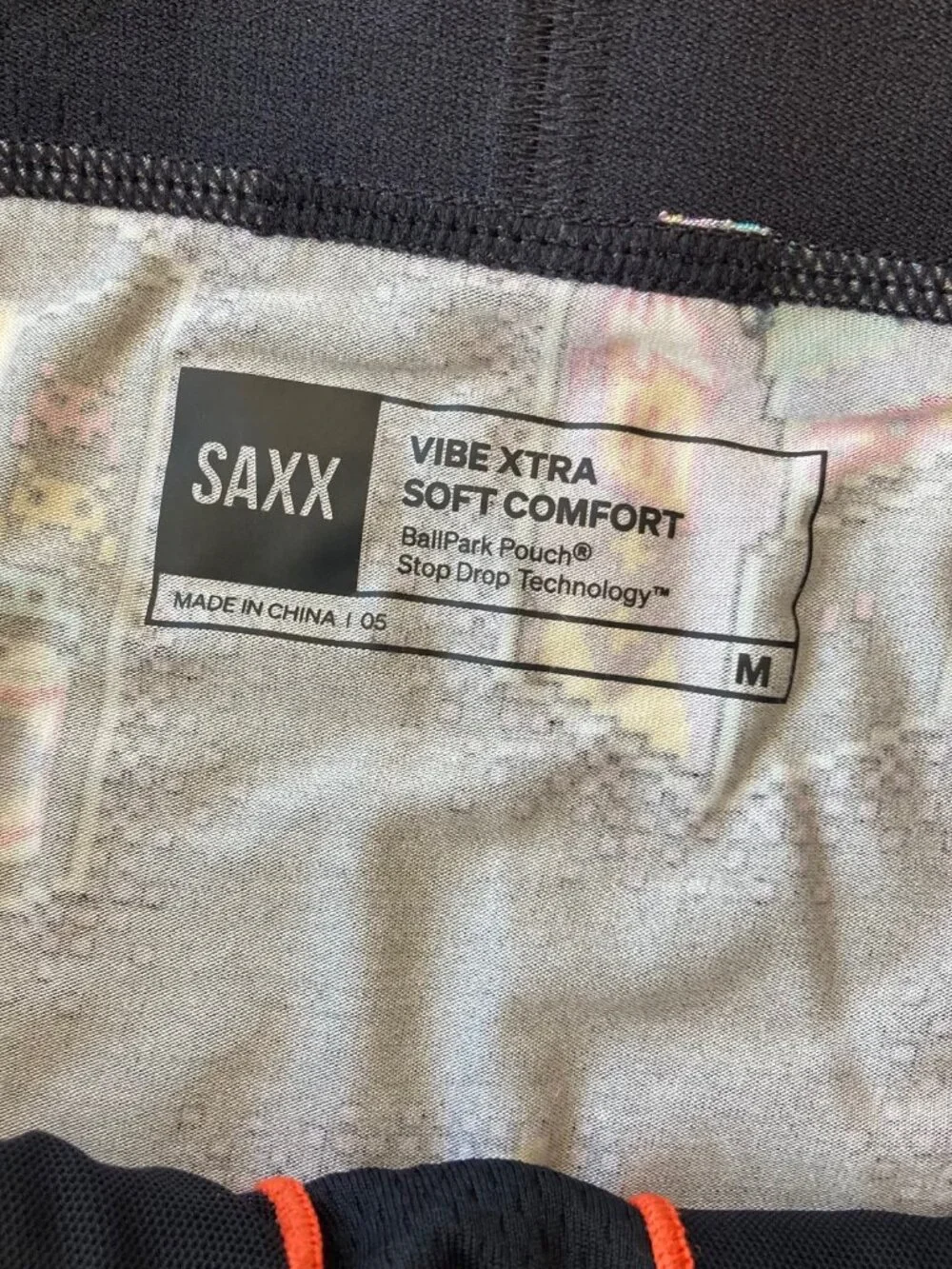 SAXX Vibe Xtra Soft Comfort Boxer Brief Mens Medium M Beercade Black NWT
